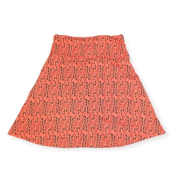 TOAD&CO Women’s Falcon Red Leaf Print Chaka Skirt Size Small - Picture 3 of 5